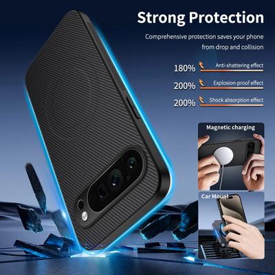 For Google Pixel 10 Pro XL 9A Phone Case Magnetic Wireless Charging Lens Protection Shockproof Silicone Back Cover Shell Cases