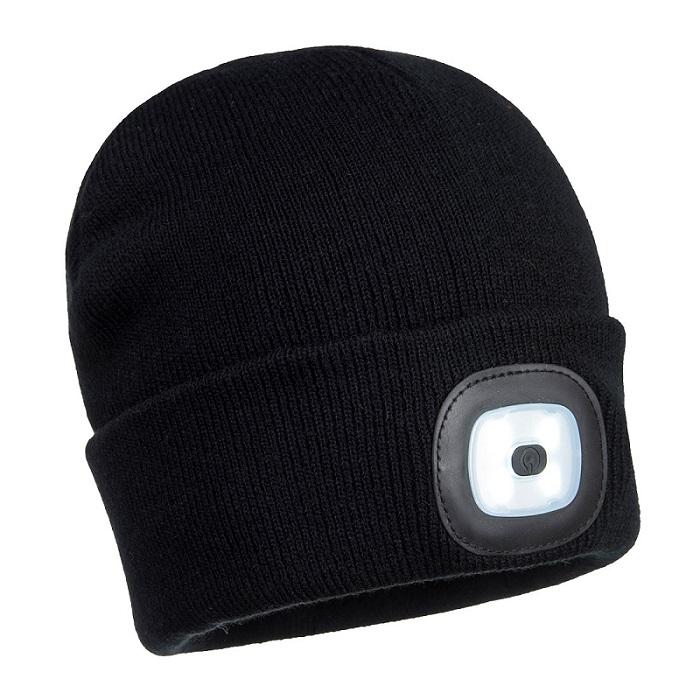 B029 Hat With Led/Usb Lamp Black - Bhp B029Bkr