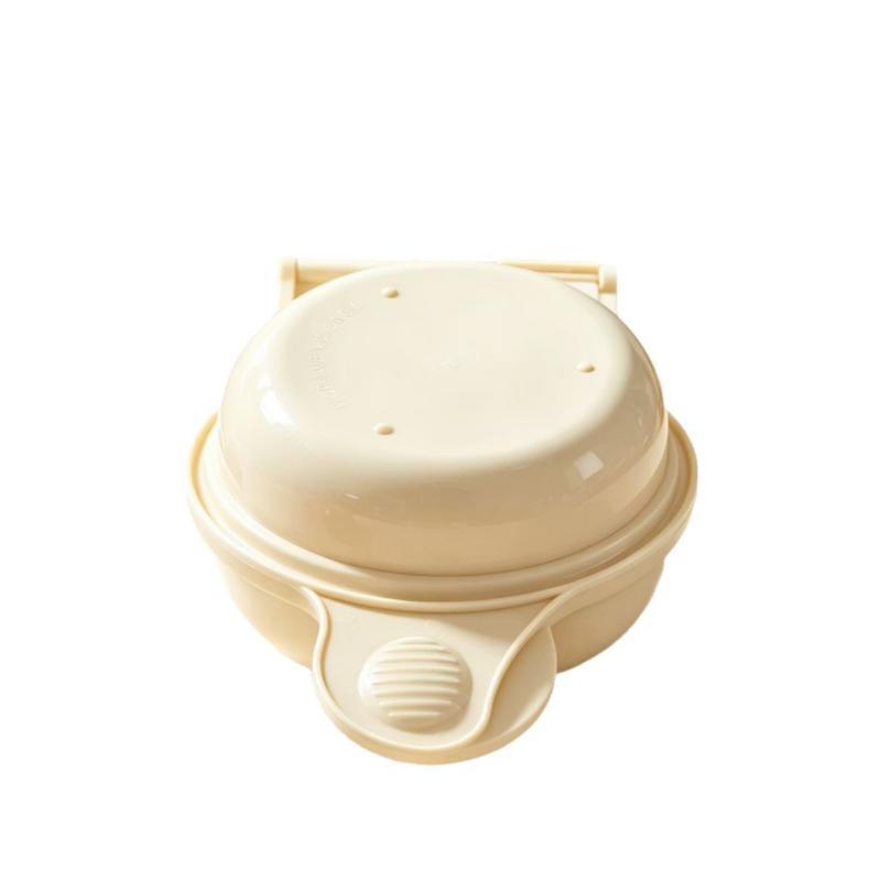 Food Grades Microwave Egg Cooker Kitchen Cooking Mold Easy To Clean Egg Steamer Portable Heat Resistant Steamed Egg Box
