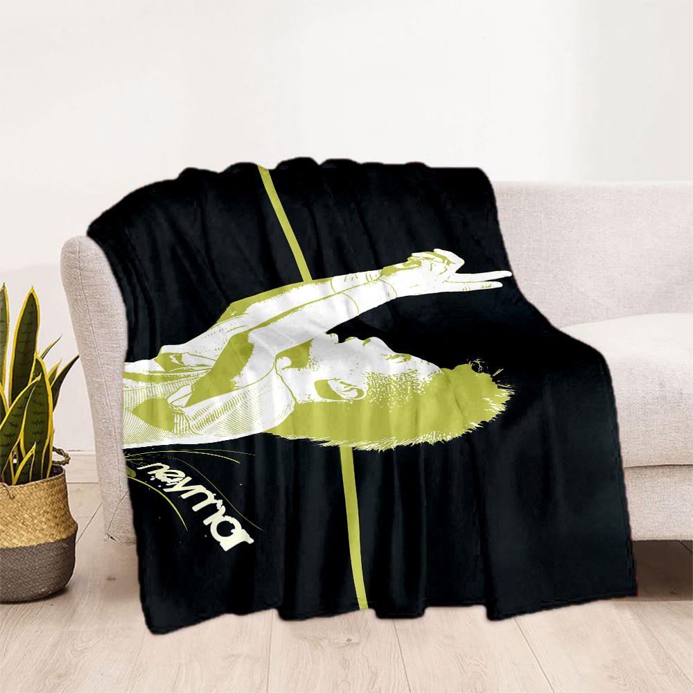 Brazilian Football Legend Blanket Soft & Cozy Perfect for Livingroom Chair Sofa Four Seasons Multipurpose Modern