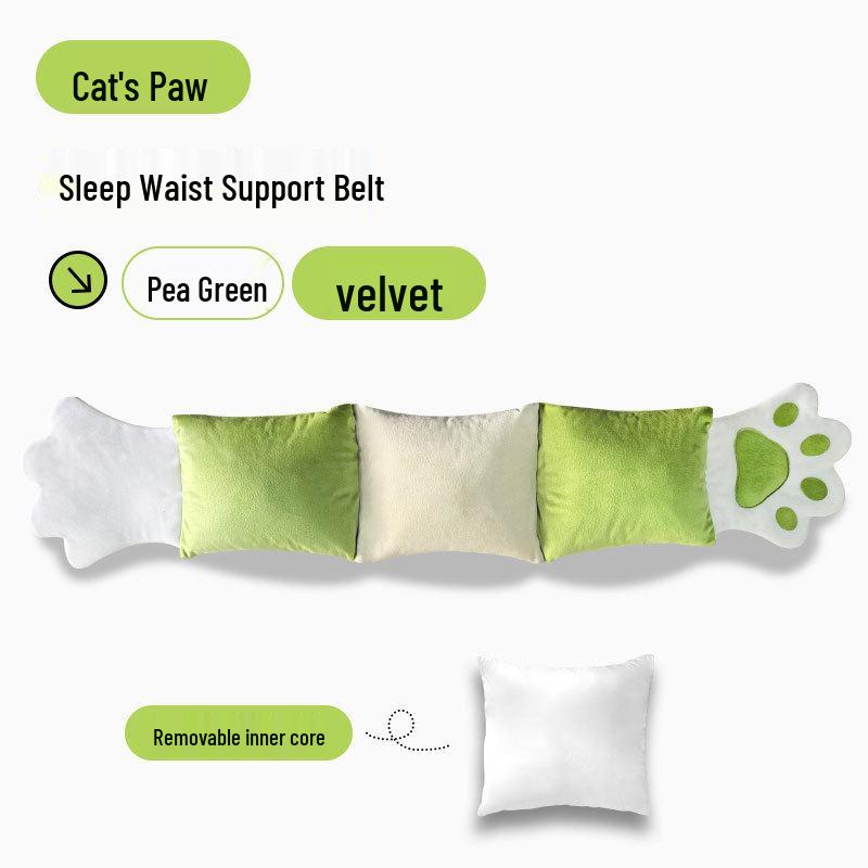 Adjustable Japanese Lumbar Support Pillow & Belt for Sleeping & Sitting