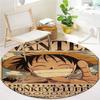One Piece Monkey D Luffy Round Area Rug Carpet Rug For Living Room Bedroom Sofa Playroom Decor Nonslip Floor Mat