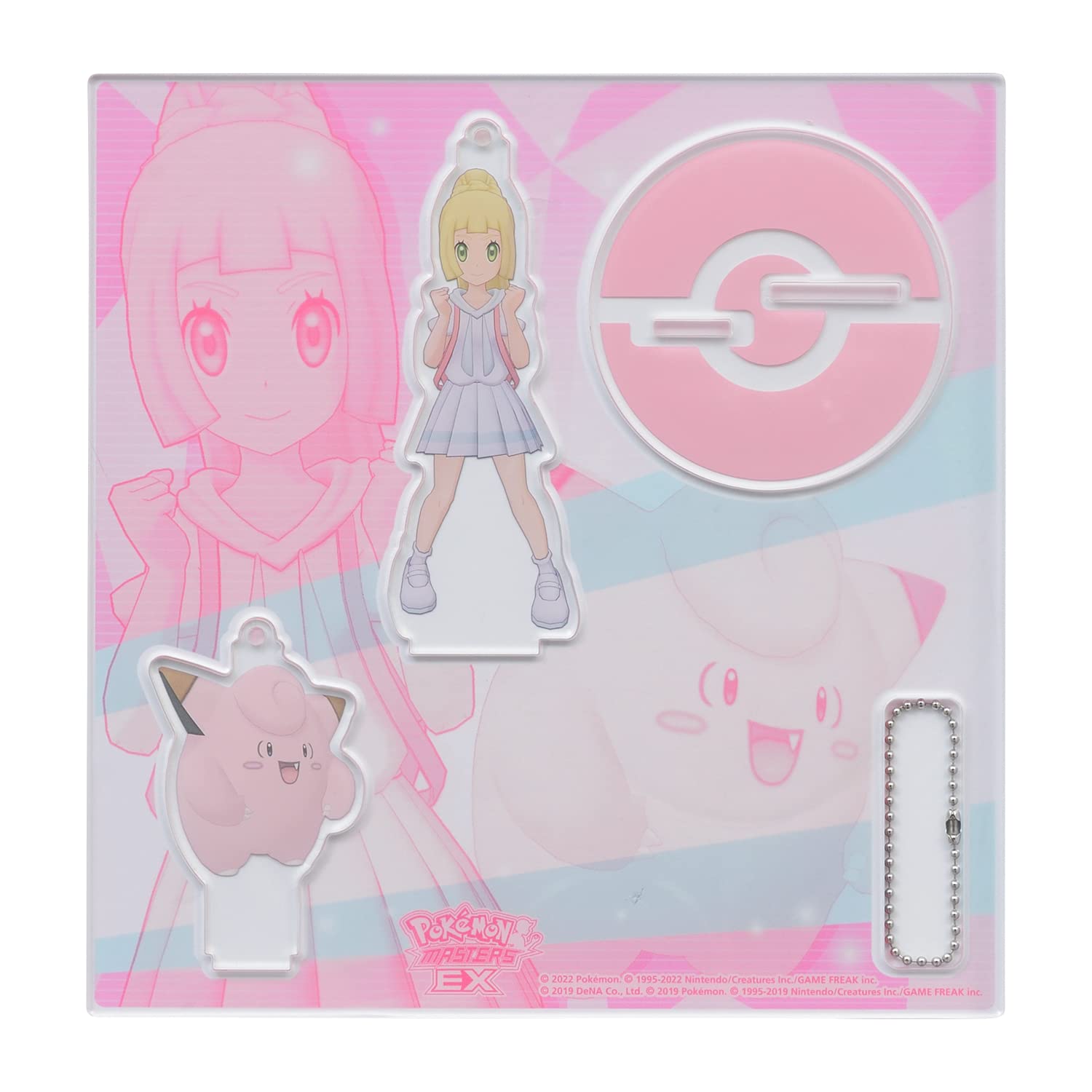 

Pokemon Center Original Acrylic Stand Keychain TRAINERS Lillie Salon!!