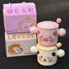 Milk Fufu Puppy Ceramic Mug with Lid, Birthday Gift for Girls, Practical Gift for Girlfriends, Cup Souvenir Gift Box