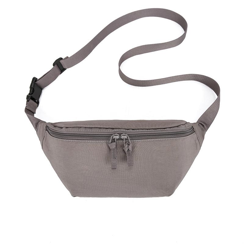 Japanese Breast Bag Women'S Fashion Summer Leisure Simple Messenger Bag Sports Couple Small Bag Versatile Hong Kong Style Fanny Pack Men