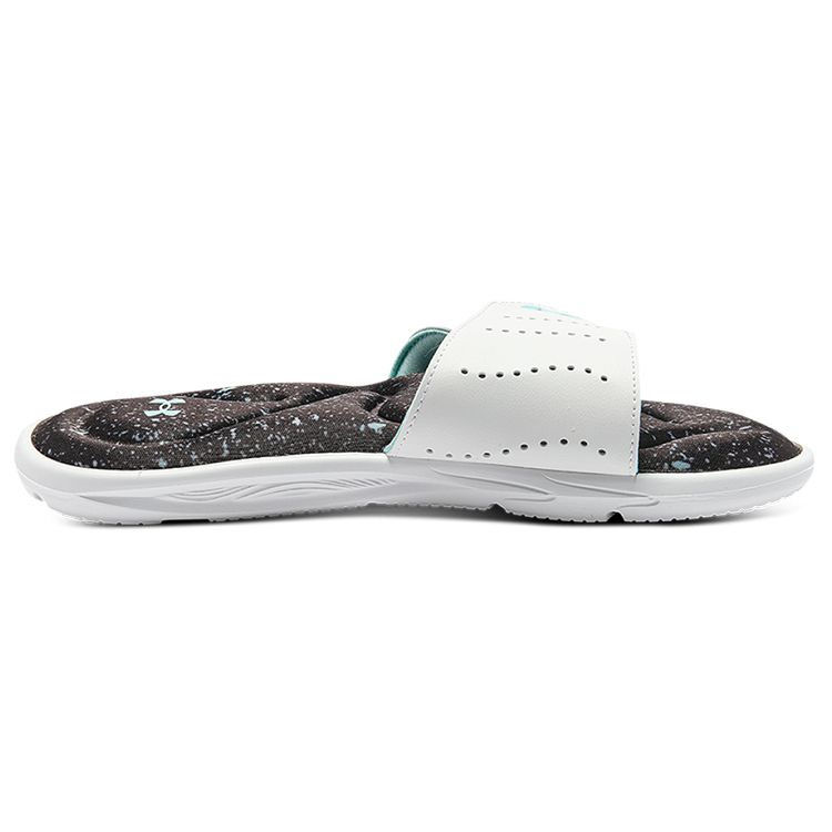 Under Armour UA Ignite VI Graphic FB Comfortable Quick-Dry Slide Sandals Women Sandals Mint-Green 3023767-104
