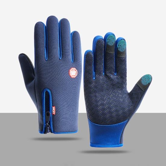 Thermal Touchscreen Gloves Waterproof Winter Cycling Gloves Warm Windproof Gloves with Anti-Slip Palms for Women Men Driving Hiking Skating