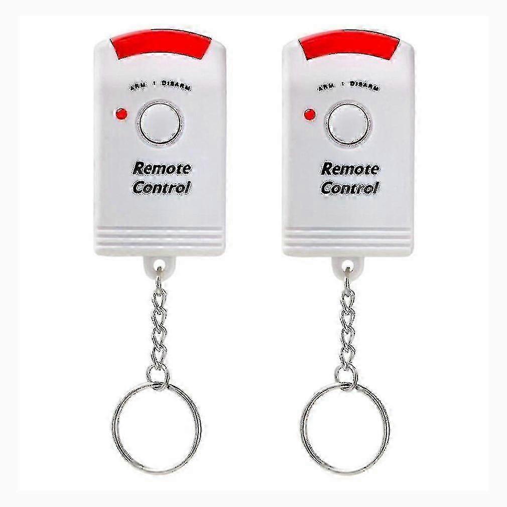 Home and Caravan Security System with Wireless Motion Sensors Alarm and 2 Remote Controls for Doors and Windows