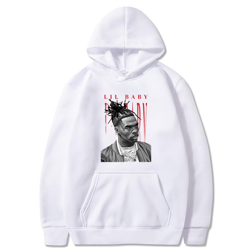

Lil Baby Хип-Хоп Толстовки Унисекс Повседневная Негабаритная Уличная Одежда Толстовка Унисекс Осень Зима Новый Пуловер С Капюшоном Одежда Унисекс