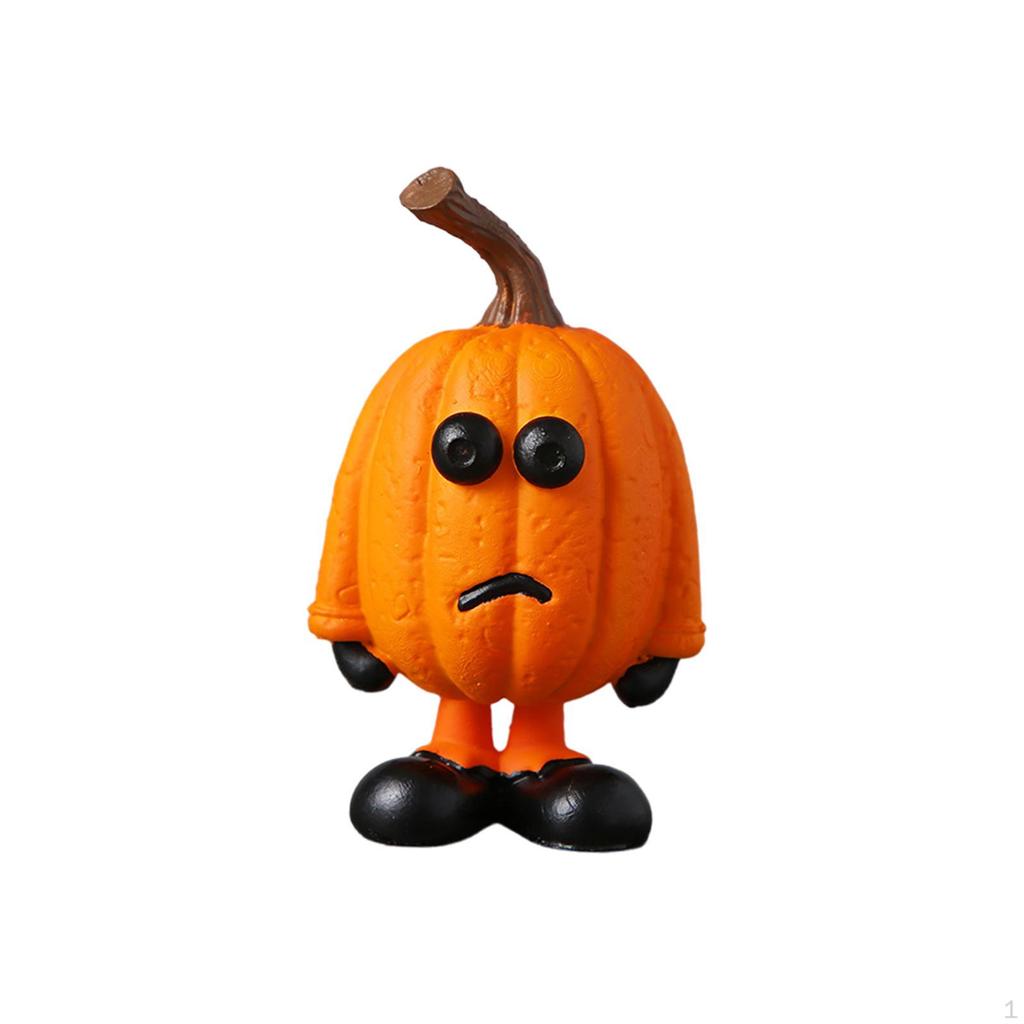 Harts Pumpa Roliga Ansikten Konstgjorda Pumpor Kalebasser Statyett För Högtider