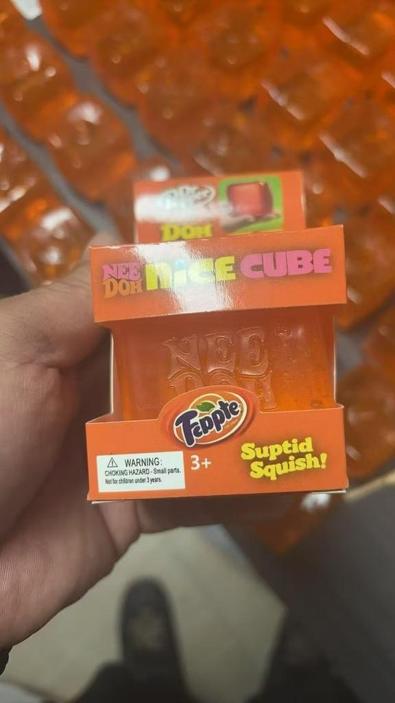 Streso malšinimo minkštas ledo kubo žaislas 5,5 cm Kolo Sprite skonio salykalo cukraus minkštas žaislas Deimpresijos įrankis vaikams ir suaugusiems Kūrybiškas naujoviškas žaislas
