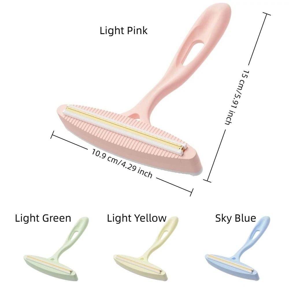 Manual Clothing Scraper Portable Cleaning Lint Brush Pet Hair Remover Upholstery Care