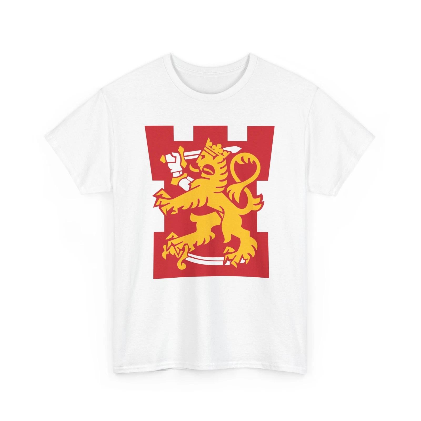 Finnish Armed Forces - Military Logo Graphic Gildan Cotton Tee 4XL