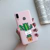 Süße Katzen Kaktus Avocado Herz Hüllen Für Huawei Honor Play Abdeckung Mattes Silikon Handyhülle Für Honor Play COR L29 HonorPlay Fundas