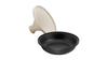 Staub Tagine with Induction Compatible Japanese Specialty "Ivory Pot, 20cm" Handles, Enamel, [Official Product] 40509-394