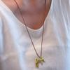 Adjustable Drawstring Tassels Necklace with Adorable Horse Charm Lightweight 8g Perfect for Parties and Dates