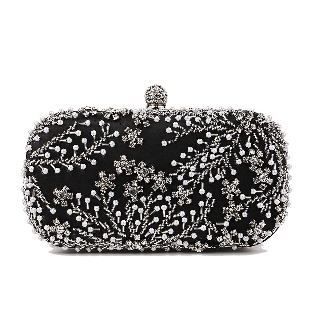 Satin Diamonds Party Hight Quality Women Day Clutch Diamonds Gift Wedding Evening Bags Arrival Shoulder Chain Purse