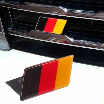 Universal Car Sticker German Flag Emblem Badge Emblem Deutsch Bumper Front Grille Auto Decal