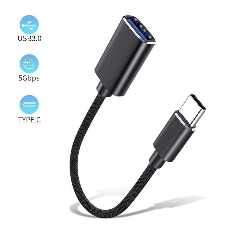 Universal Usb To Type C Adapter For Mobile Mini Type-C Jack Splitter smartphone USB C Connectors OTG Converter  Type-C