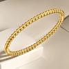 High-End Women's Stainless Steel Bracelet - Non-Fading, Titanium Steel, Elegant Buckle Jewelry