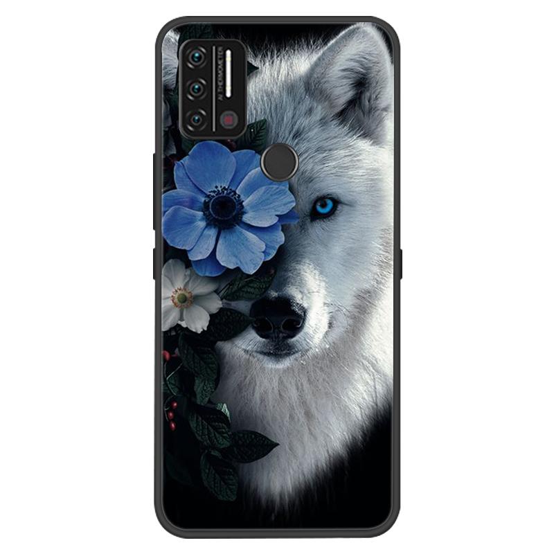 Custodia Per Umidigi A7 A9 Pro Custodie Morbido Silicone Protezione Stampa Coperture Nere per Umidigi A9 A7 Pro Funda Coque A9Pro A 9 Capa