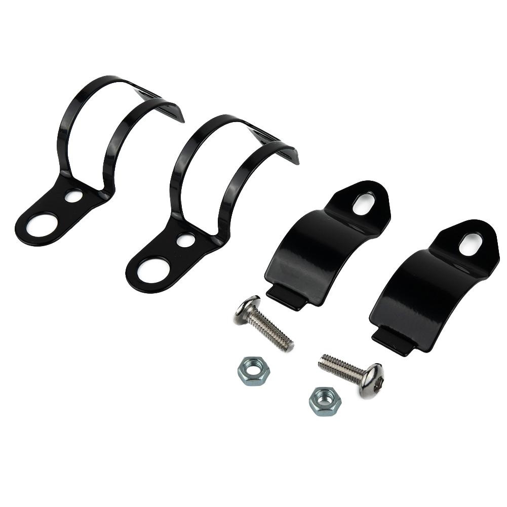2pcs Signal Light Bracket Aluminum Alloy Black New
