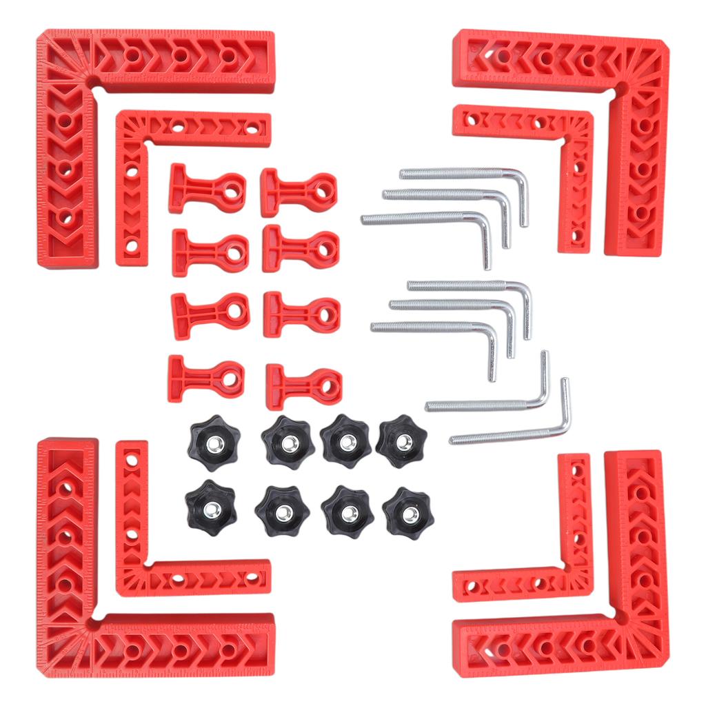 8 Set Corner Clamps for Woodwork 90 Degree Right Angle Clamp for Precise Positioning and Stability for DIY Projects