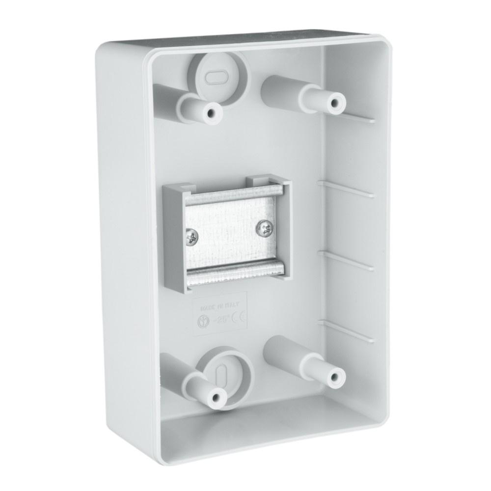 Surface-mounted distribution board Hight Ip65 2 Modular Transparent Door Gray