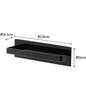 Yamazaki Tower Magnetic Bathroom Towel W18 x x H5cm x x Model 3268 Rack, Black, Dimensions D4.5 (7.7 1.7 2.1 inches),