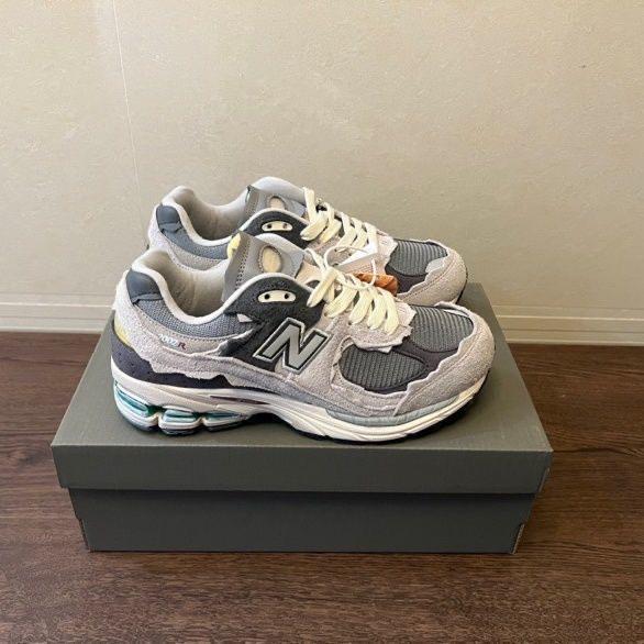 Original NB2002R Klassisch Grau Sportschuhe | Rutschfest, Abriebfest, Atmungsaktiv, Retro-inspiriert Lauf- & Freizeitsneakers
