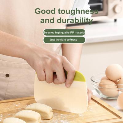 Raspador de massa com escala de medição BPA Free Lava-louças Multifuncional Pastelaria Pão Bolo Pizza Alimentos Cortador de bancada Utensílios de cozinha para assar