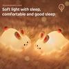 Kawaii Decor Boys Girls Gifts - Cute Bunny Led Animal Night Light Sleep Lamp Bedside Lamp Nursery Night Light - 3 Level Dimmable USB Rechargeable -