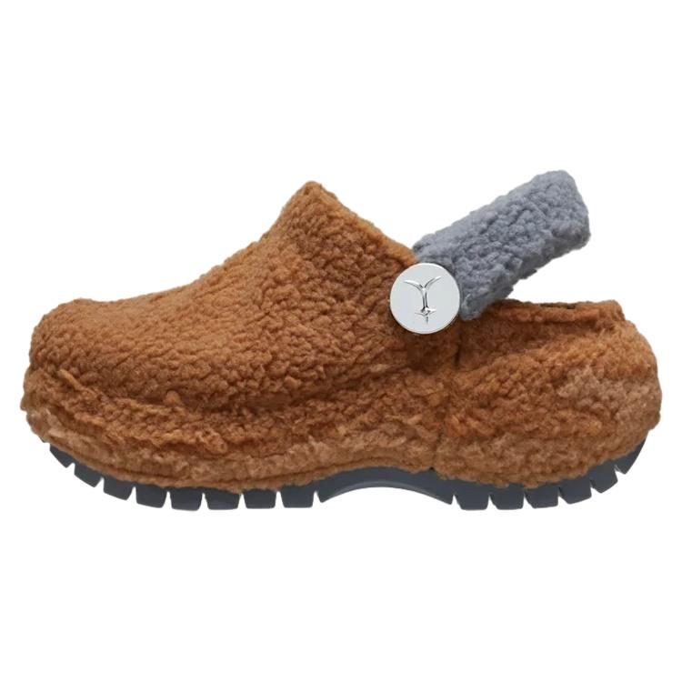 Crocs x Lil Nas Classic Mega Crush Crocs Brown Grey Men s 209508-088 EU 37-38