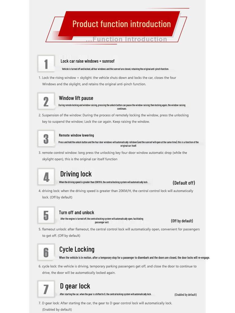 80 Series VOXY/NOAH Automatic Window Closer & Lifter