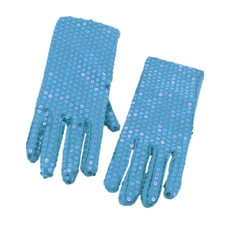 Christmas Party Sequins Gloves Kids Sequins Full Finger Singing Dacing Gloves