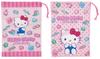 Набор для ланча Skater Sanrio Hello Kitty и Машу Сделано в Детских Сумках, 2, 15x20см, На шнурке, Резинка, Япония, KB63W-A