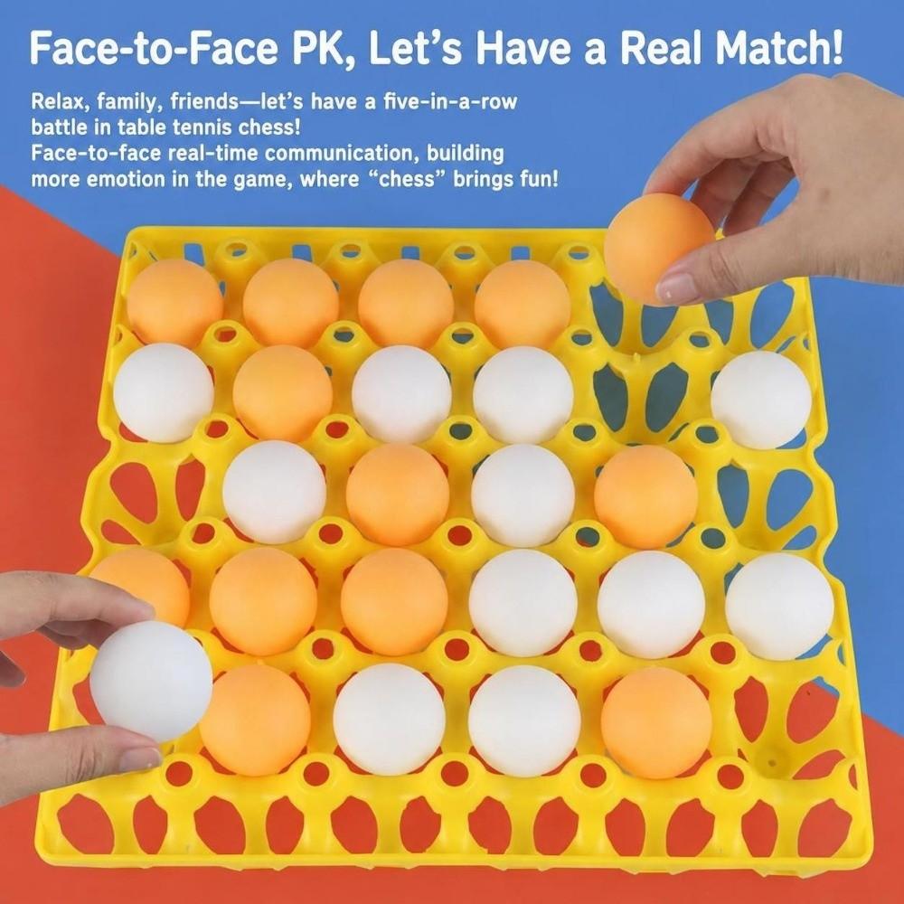 Two-Player Table Tennis Gobang Dual Color Balls Fun Party Game For Two-Player Battles