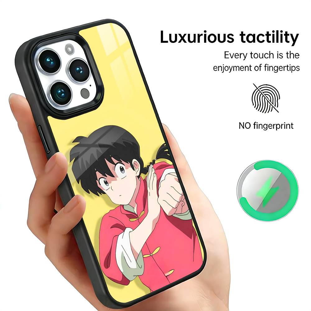 

R-Ranma1 2 Phone Case For iPhone17,16,15,14,13,12,11 Plus,Pro Max, New Magnetic Wireless Charging iPhone16PROMAX