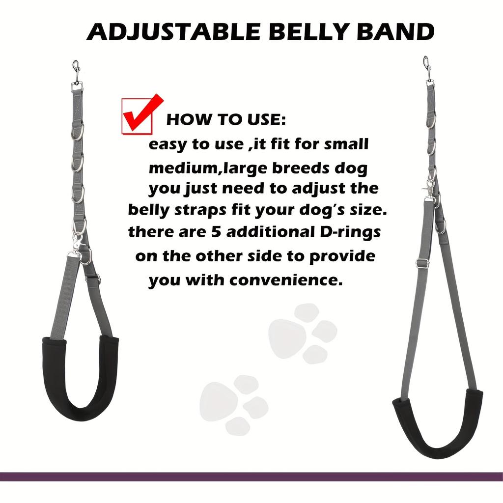 3 Stück Verstellbare Längen Haustierpflege Seil, Geeignet für Hundefrisierarm mit Hundeleine, Wird für die Hundepflege verwendet.