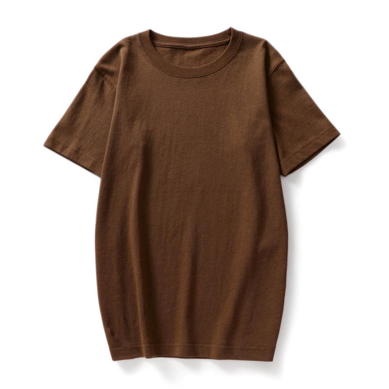 T-shirt da donna estiva in cotone traspirante T-shirt a maniche corte da coppia con collo rotondo allentato