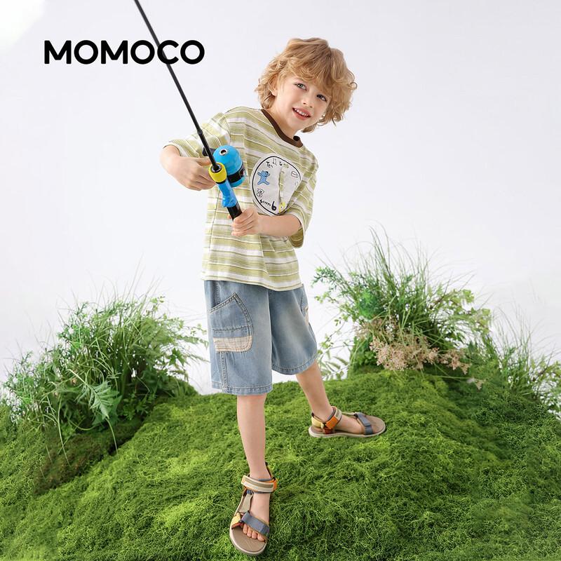 MOMOCO Boys' Trendy Casual Short Sleeve T-Shirt