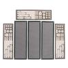 3Pcs Pvc Dust Filter Universal Diy Shield Back Plate For Computer Chassis I/O