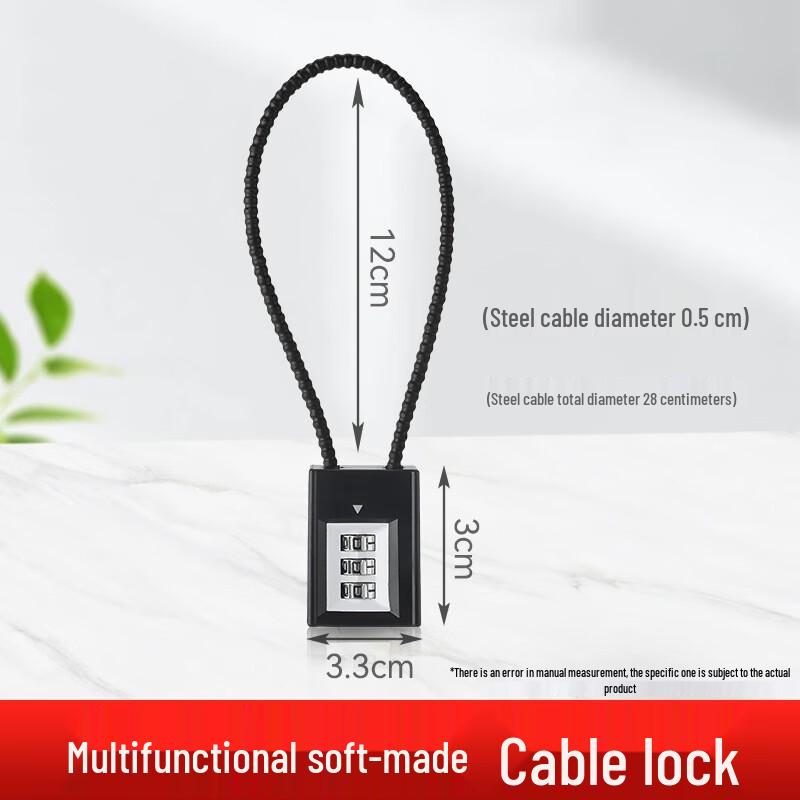 Weibaida Steel Cable Combination Padlock