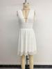 2026 Summer Resort White V-Neck Strap Dress