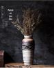 Modern Minimalist Chinese Pottery Vase for Floor Standing Dried Flower Arrangements