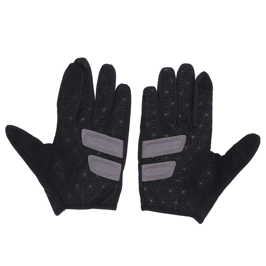 1 pereche de mănuși de ciclism cu degetul complet cu ecran tactil, mănuși de antrenament cu degetul complet, absorbante de șoc
