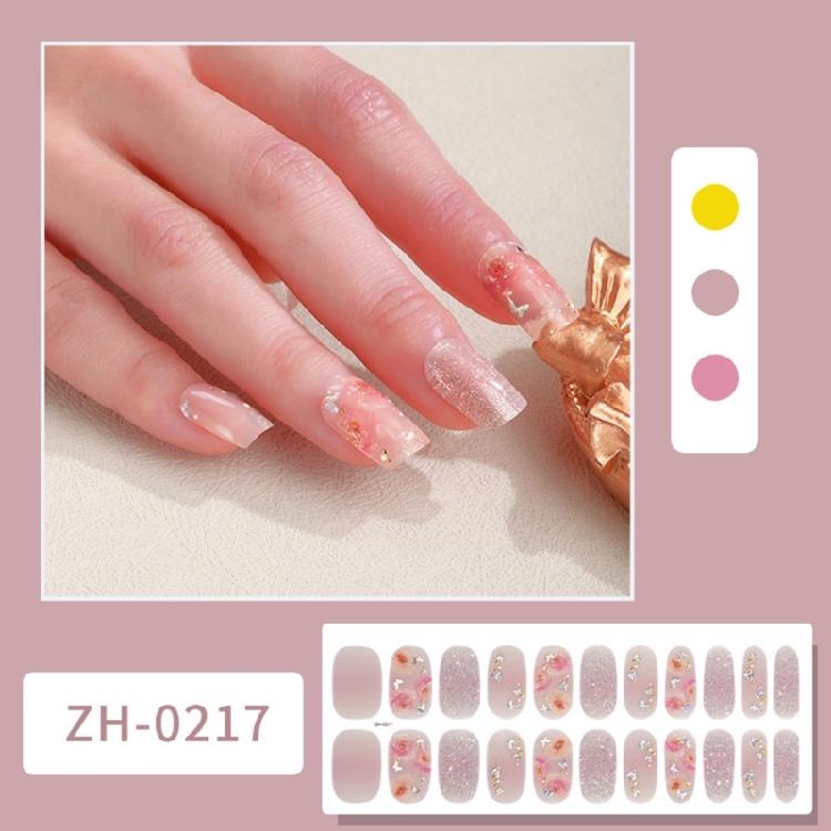22Pcs Nail Wraps Polish Strips Self Adhesive Nail Polish Sticker Gel Nail Strips