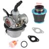 For 50cc 70cc 80cc 90cc 110cc 125cc ATV Dirt Pit Bike with 35mm Air Filter 19mm Carb PZ19 Carburetor Universal Fuel Filter