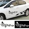 Flying Butterfly Flower Car Stickers Reflective Decal Waterproof Car Window Door Decoration Car Styling Vinyl Decal Accessories