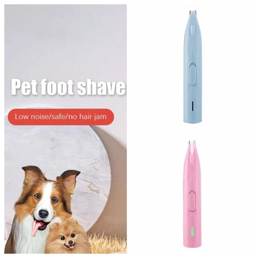 

Professional Dog Hair Trimmer Mute Electric Dog Cutter Cat Foot Shaver Cat Pedicure рожевий